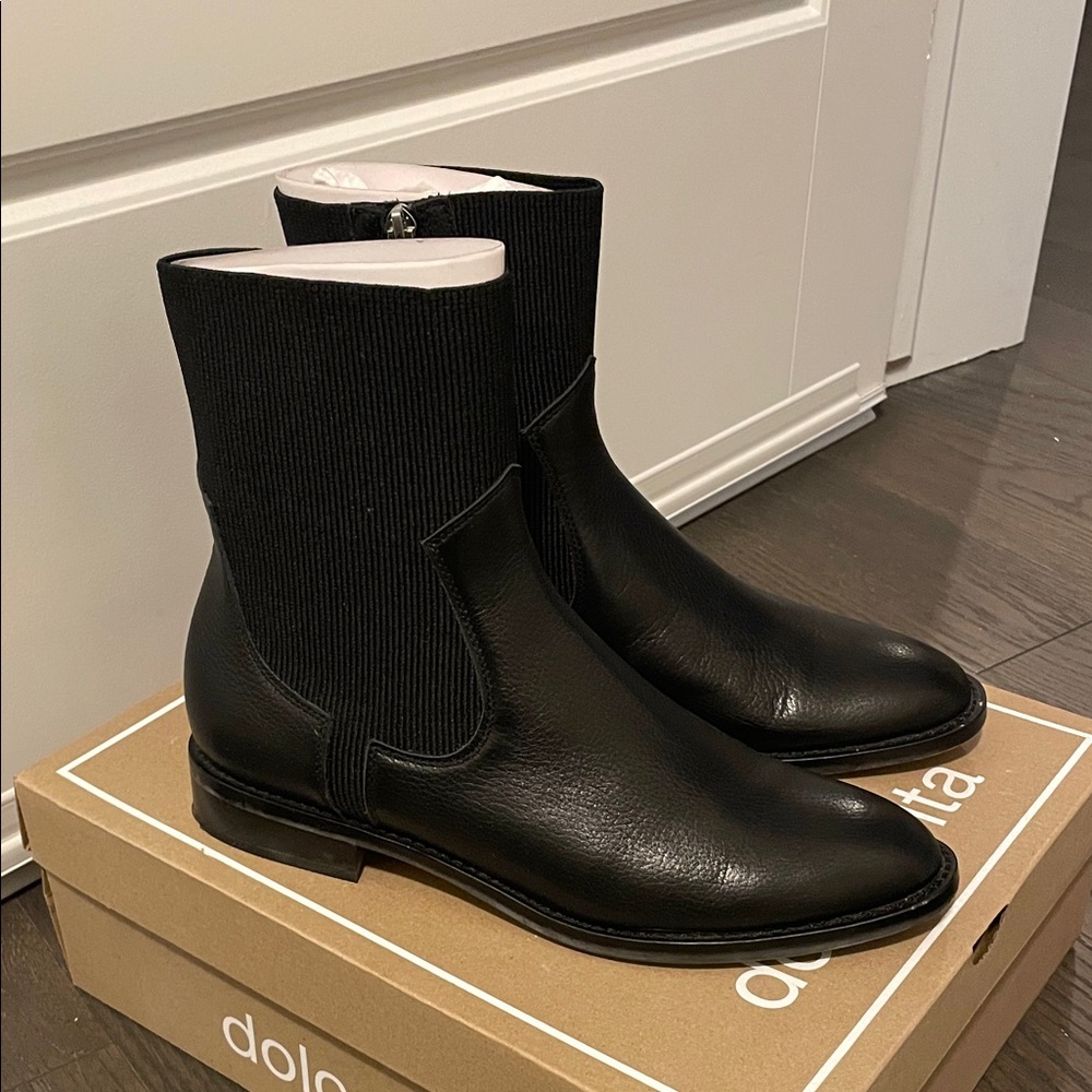 Dolce Vita Black Ankle Boots